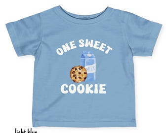 Milk And Cookies Mama Shirt One Sweet Boy First Birthday Shirt Cookie Theme 1st Birthday Cookie Birthday Cake Smash Shirt One Sweet Cookie
