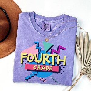 Fourth Grade Teacher Retro 80'S 90'S Back To School T-Shirt Fourth Grade Teacher Retro 80'S 90'S Back To School T-Shirt