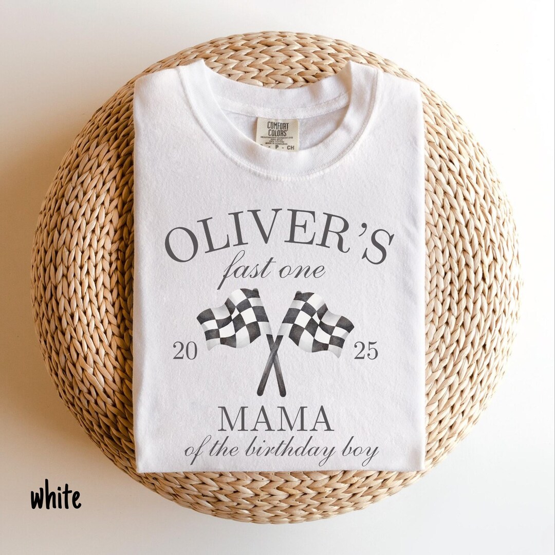 Fast One First Birthday Shirt Race Car Theme Birthday 1st Birthday Fast ...