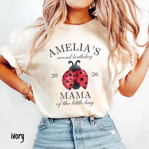 Ladybug Birthday Shirt Bug Theme First Birthday Shirt Mama Dada Ladybug 1st Birthday Matching Shirts Birthday Girl Ladybug Mom Dad Shirts