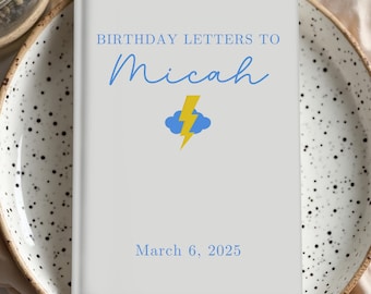 Oneder Boy First Birthday Keepsake Journal