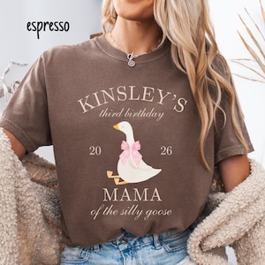Custom Silly Goose Birthday Shirt