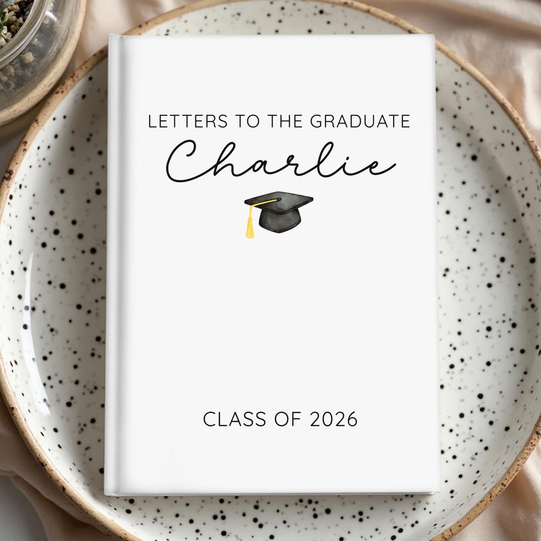 Graduation Guestbook, Custom Graduation Book - Etsy
