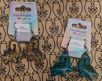 Cutie Cryptid Earrings (available in clip-on)