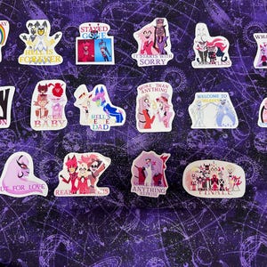 Hell Hotel show song stickers