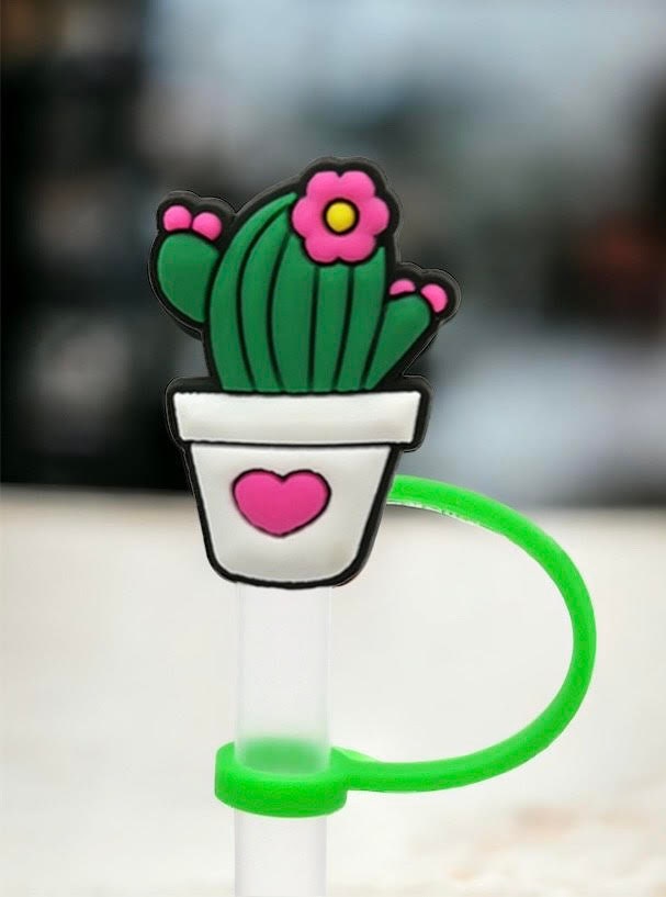Cute Cactus Straw Topper for Stanley or Simply Modern 
