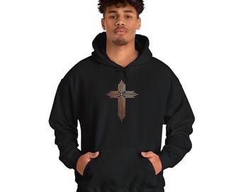 Radiant Cross Hoodie – A Symbol of Light