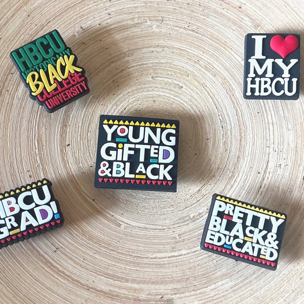 HBCU Shoe Charms - College Shoe Charms - Black Shoe Charms- Shoe Charms - Charmverse - College HS Graduation Gifts - HBCU - University