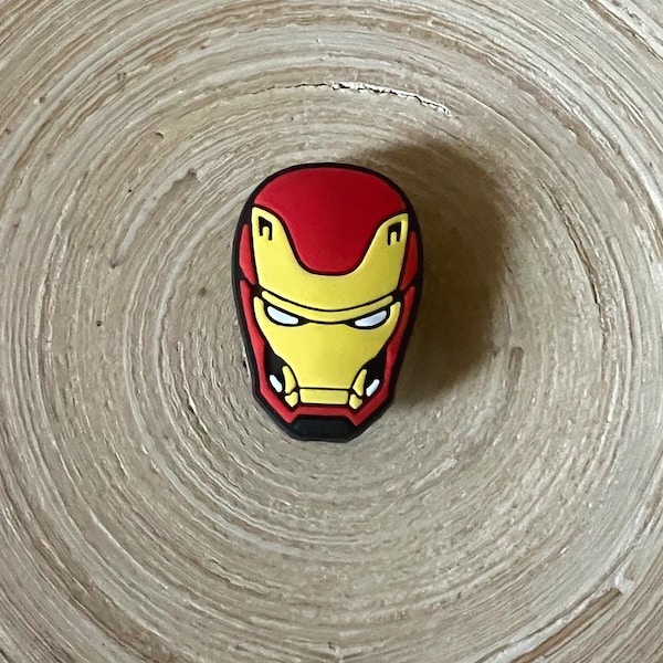 Iron Man  Superhero Charms - Hero Charms - Tony Stark Shoe Charms - Marvel Charms -Charmverse - Comic Shoe Charms