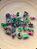 Wicked Shoe Charms - Popular Shoe Charms - Witch Inspired Shoe Charms - Musical Shoe Charms - Broadway Shoe Charms Charmverseco