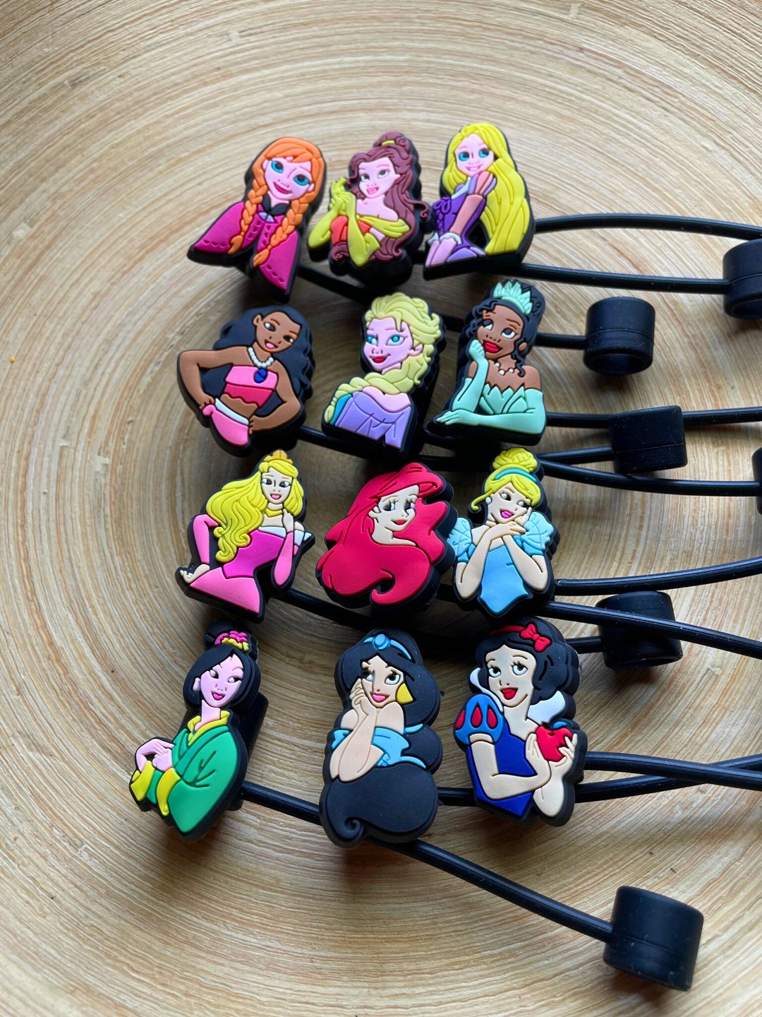 Princess Straw Toppers - Character Straw Toppers - Straw Topper for ...