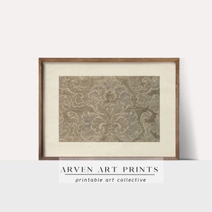 Antique  Vintage  Russian Rug Tapestry , Digital  Textile Wall  Art | Arven Printable