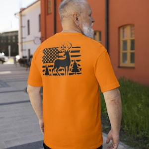 Patriot Deer Workwear Short Sleeve High Visibility Crew T-Shirt. Have comfort all day.