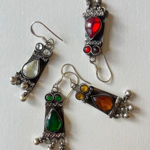 Indian Traffic Light Earrings (sold as singles to mix and match)
