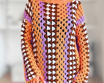 Haakpatroon Taylor Swift-jurk – Grandma Stitch mini-jurk (afdrukbare pdf)