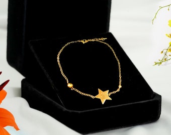 Gold Star Bracelet | Non-Tarnish Jewelry Gift