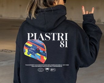 Oscar Piastri Helmet Hoodie, F1 Hoodie, F1 Sweatshirt, F1 Gift, F1, F1 Merch, F1 Shirt, Oscar Piastri, McLaren, McLaren Shirt, Formula 1