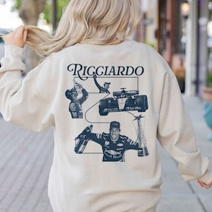 The &quot;Big Ric Energy&quot; Crewneck, Daniel Ricciardo Sweatshirt, Daniel Ricciardo, Red Bull, Red Bull Sweatshirt, F1 Sweatshirt, Retro F1