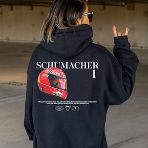 Michael Schumacher Helmet Hoodie, F1 Hoodie, F1 Sweatshirt, F1 Gift, F1, F1 Merch, F1 Shirt, Michael Schumacher, Ferrari, Ferrari Shirt