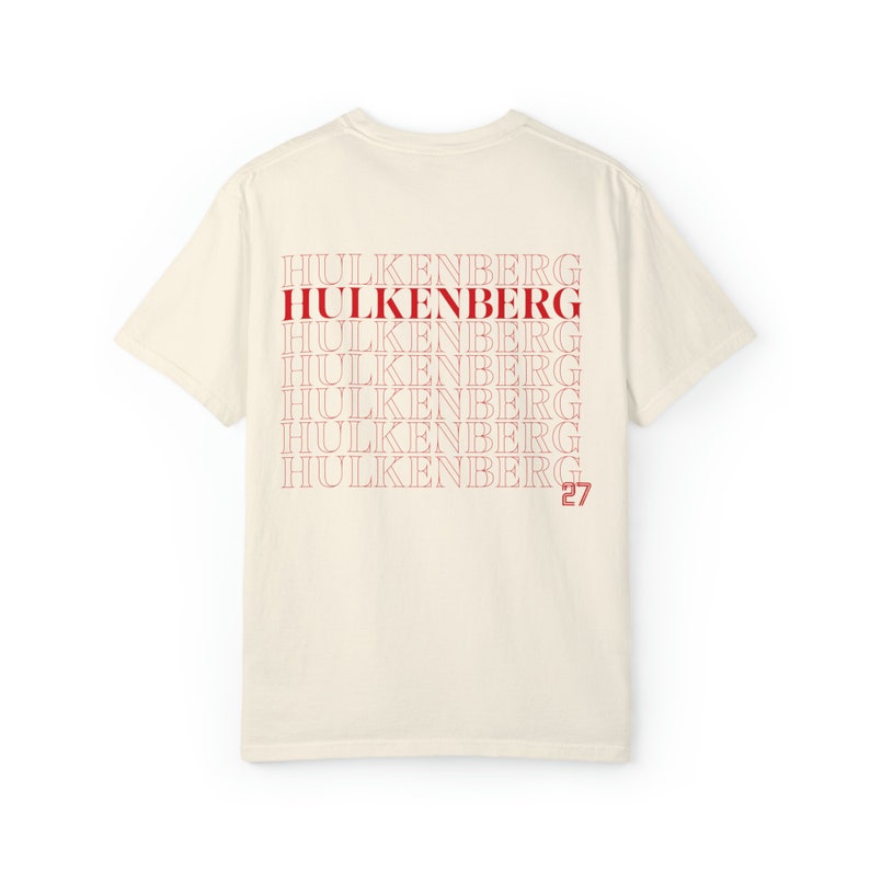 Niko Hulkenberg Comfort Colors Shirt, Niko Hulkenberg Shirt, Niko Hulkenberg, Formula One Tshirt, F1 Shirt, Haas Shirt, Haas, F1 Merch image 2