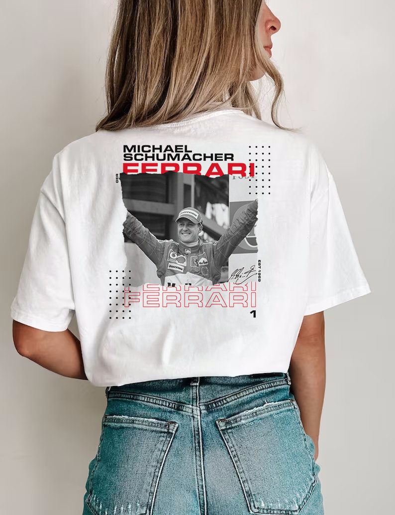 Michael Schumacher Paper Cutout Comfort Colors Shirt Michael - Etsy