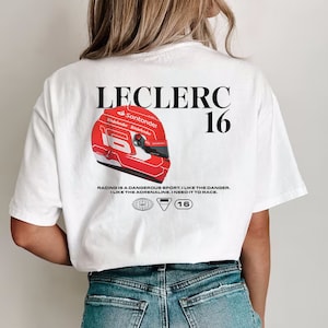Charles LeClerc Helmet Comfort Colors Shirt, Charles LeClerc, Ferrari, Ferrari Shirt, Charles LeClerc Shirt, F1, Retro F1, F1 Gift, F1 Shirt