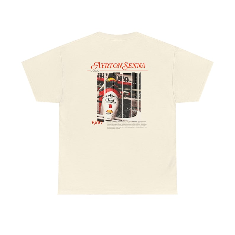 Retro Ayrton Senna Shirt, McLaren Shirt, McLaren F1 Shirt, McLaren, F1, F1 Merch, F1 Gift, Retro F1 Shirt, Vintage F1 Shirt, F1 Shirt, Senna image 7