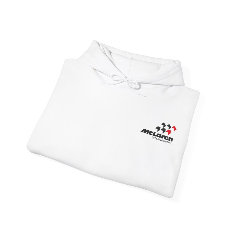 Sudadera con capucha y casco de Aryton Senna, sudadera con capucha de F1, sudadera de F1, regalo de F1, F1, merchandising de F1, camiseta de F1, Aryton Senna, McLaren, camiseta de McLaren, camiseta de Senna imagen 6