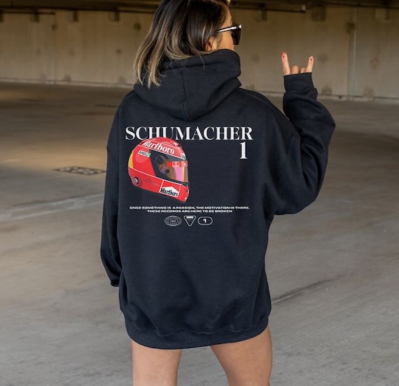 Michael Schumacher Helmet Hoodie, F1 Hoodie, F1 Sweatshirt, F1 Gift, F1, F1 Merch, F1 Shirt, Michael Schumacher, Ferrari, Ferrari Shirt