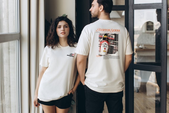 Retro Ayrton Senna Shirt, McLaren Shirt, McLaren F1 Shirt, McLaren, F1, F1 Merch, F1 Gift, Retro F1 Shirt, Vintage F1 Shirt, F1 Shirt, Senna