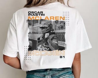 Oscar Piastri Paper Cutout Graphic Formula 1 Tee