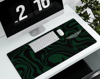 Aston Martin Desk Mat, Aston Martin Mouse Pad, Aston Martin , Formula 1, F1, F1 Gift, F1 Merch, F1 Art, F1 Mouse Pad, Fernando Alonso Stroll