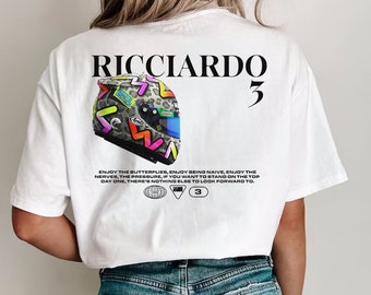 Daniel Ricciardo Helmet Comfort Colors Shirt, Daniel Ricciardo, Red Bull Shirt, Daniel Ricciardo Shirt, F1, Retro F1, F1 Gift, F1 Shirt