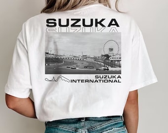 Chemise Graphic Comfort Colors Suzuka, Formule 1, Chemise Formule 1, F1, Chemise F1, Rétro F1, F1, Formule 1, Chemise course, Suzuka, Formule 1