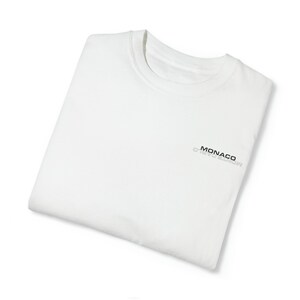Chemise couleur confort graphique Monaco, chemise Formule 1, F1, F1, rétro F1, chemise F1, Formule 1, chemise course, Monaco, Formule 1, séné image 3