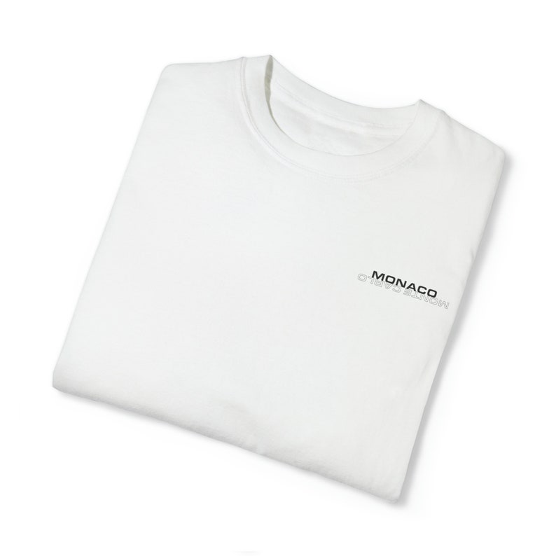 Chemise couleur confort graphique Monaco, chemise Formule 1, F1, F1, rétro F1, chemise F1, Formule 1, chemise course, Monaco, Formule 1, séné image 3