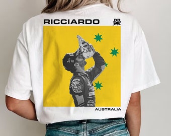 Daniel RIcciardo Podium Flag Back Formula 1 Shirt