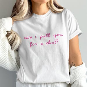 Love Island-T-shirt, Love Island Quotes Comfort Colors-T-shirt, mag ik je uitnodigen voor een praatje?, leuk grafisch T-shirt, cadeau-idee fan