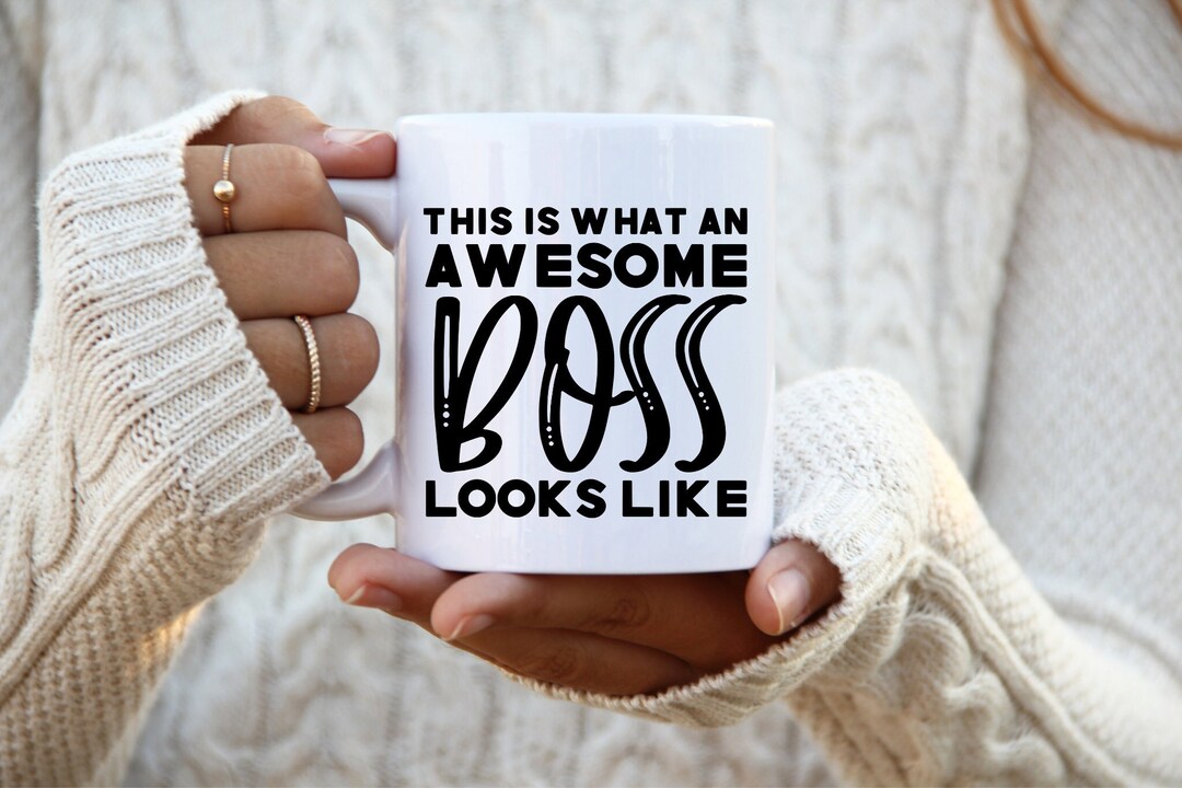 Funny Coworker Mug, This is What an Awesome Boss Looks Like Mug, Workplace Mug, Funny Coworker