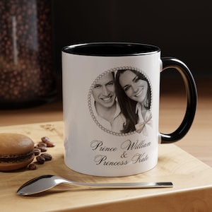 Royal Couple Mug, Prince William and Princess Kate, Keepsake Gift for Royals Fans, Monarchy Mug William and Catherine Mug
