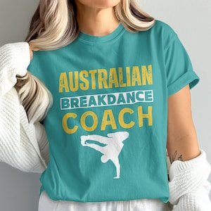 Australian Breakdance Coach, Costume Break Dancer Matching T-shirt, Funny  Halloween Costume, Halloween Costumes Breakdancer, Dance Lover - Etsy
