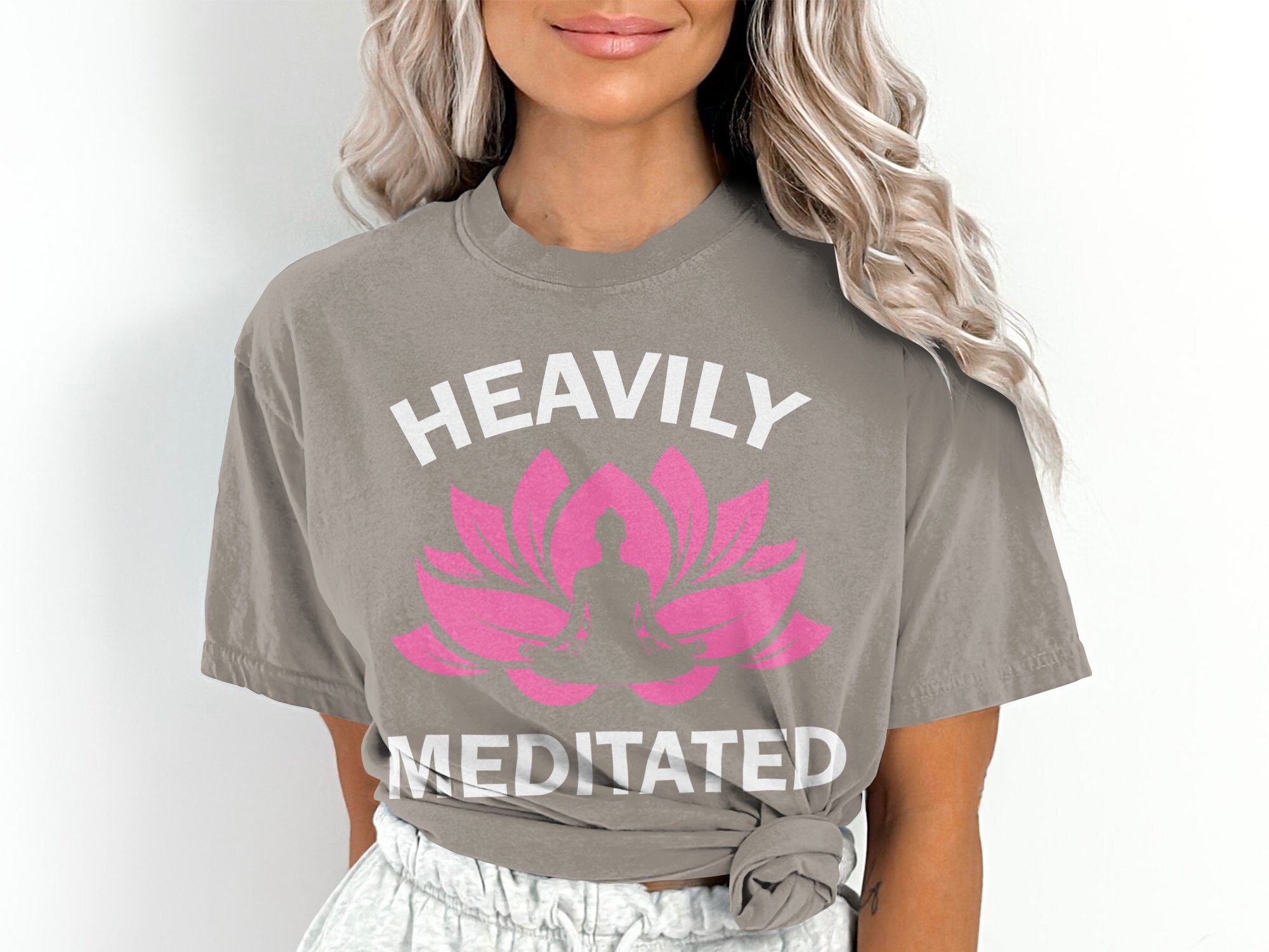 Highly Meditated Meditation Yoga Novelty T-Shirt Highly Meditated Meditation Yoga Novelty T-Shirt