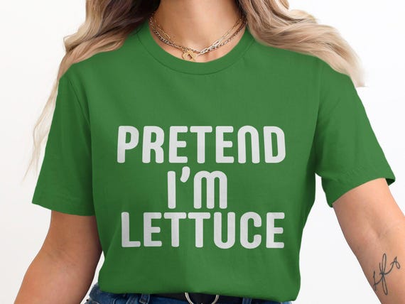 Funny Lazy Halloween Shirt Pretend I Am Lettuce Costume Funny Lazy Halloween Shirt Pretend I Am Lettuce Costume
