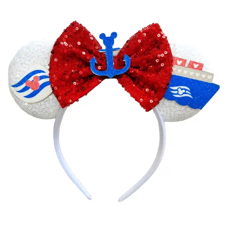 Cruise Minnie Ears Boat Mickey Ears Line Mouse Ears Etsy