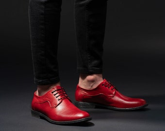 Röda herrläderderby Louis