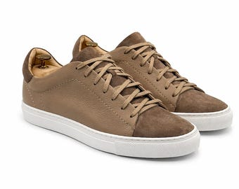 Handgefertigte Leder Sneakers - Echtleder Freizeitschuhe - Herren Alltagsschuhe