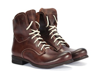 Brown Men’s Leather Boots Colin