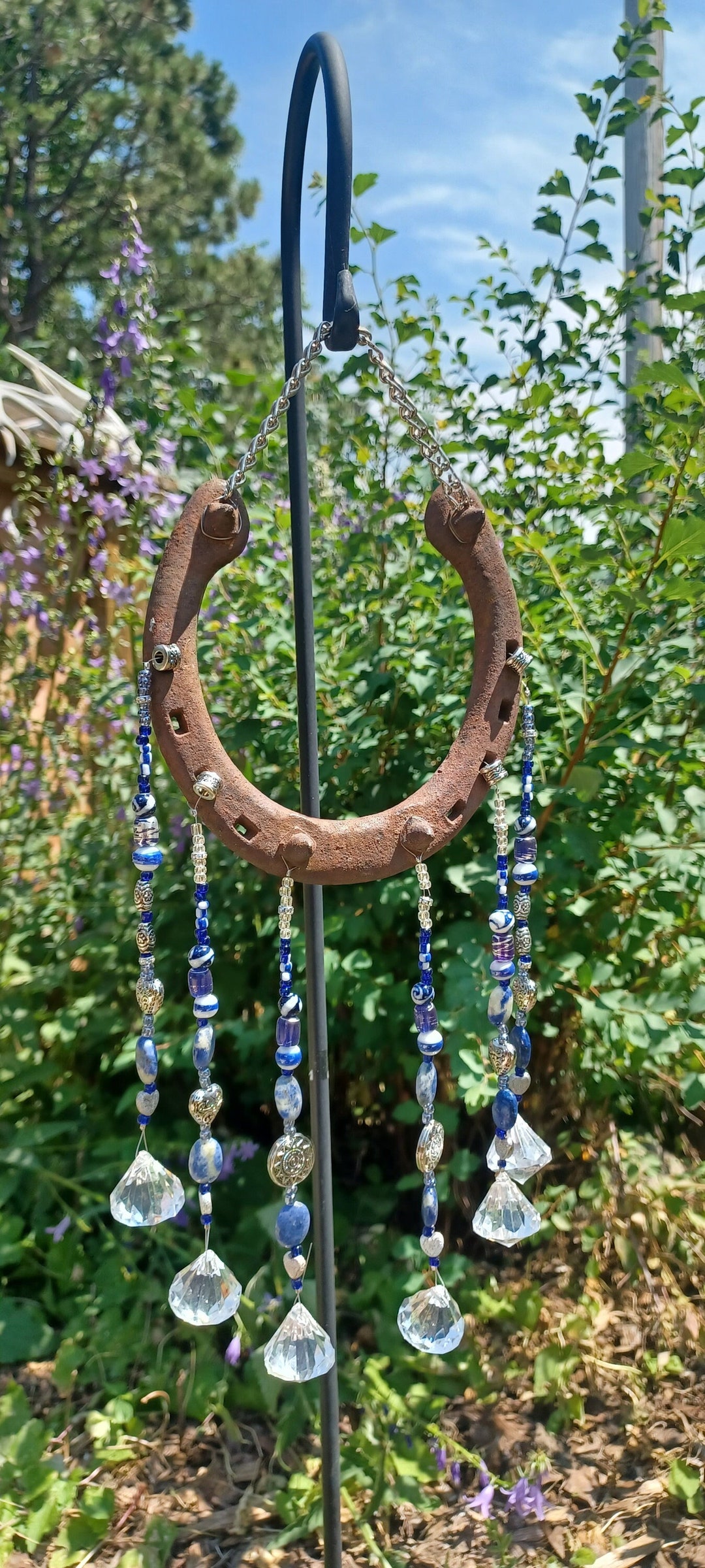 Beaded Horseshoe Suncatcher Etsy