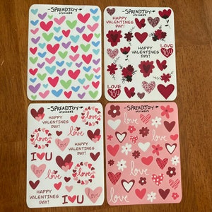 Valentine Sticker Sheet Bulk Bundle