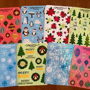 Christmas Sticker Sheet Bulk Bundle
